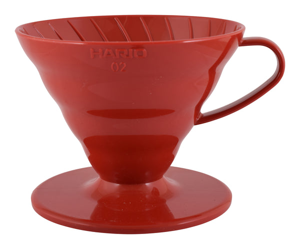 Hario Coffee Dripper V60 02 Red Plastic