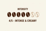 Cremissimo Coffee Intensity Level 4 out of 5 - Intense and Creamy